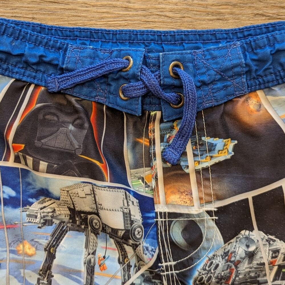 Star Wars Legos Swim Trunks Boys Size 4 - Picture 3 of 7